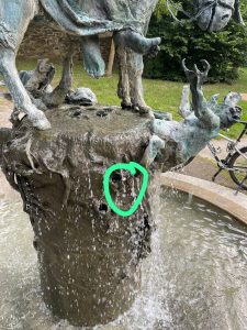 Die "Maus" am Stiftlandsbrunnen